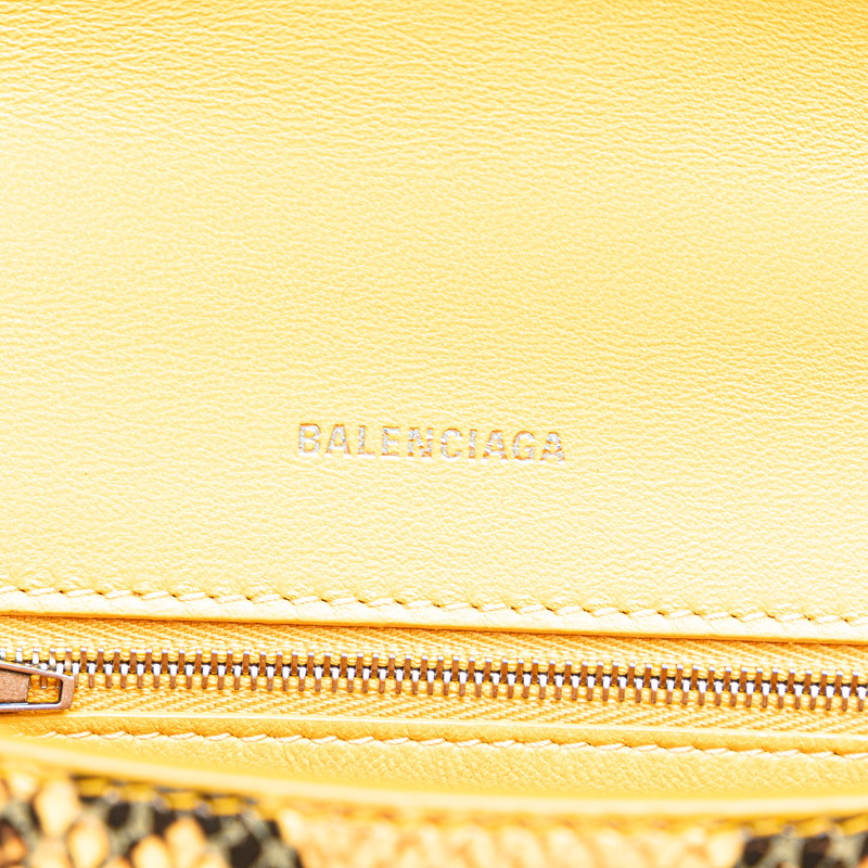 balenciaga Hourglass Python Embossed 2WAY Bag