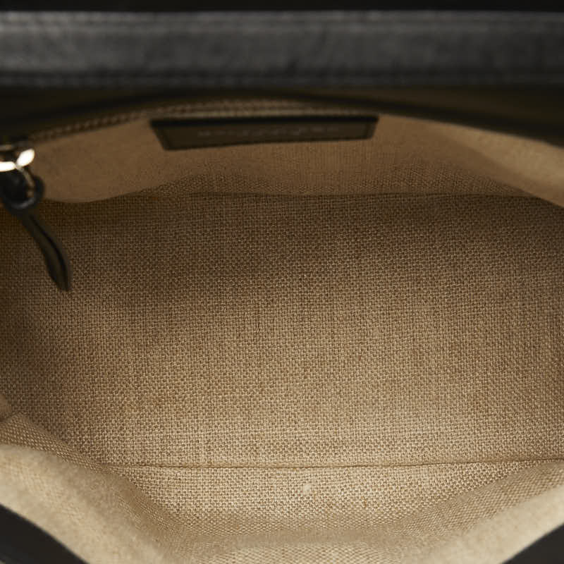 balenciaga Afternoon Leather Canvas Shoulder Bag