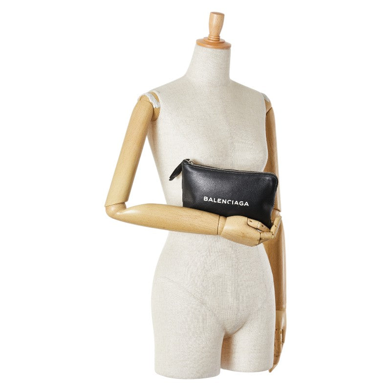 balenciaga Leather Everyday M Pouch 492465