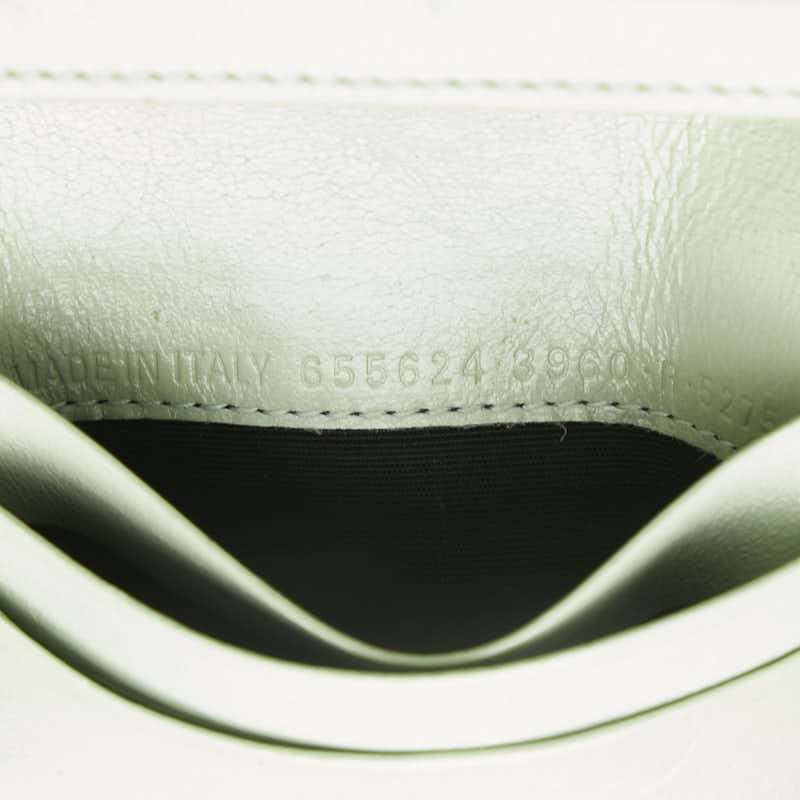 balenciaga Croc Embossed Leather Wallet