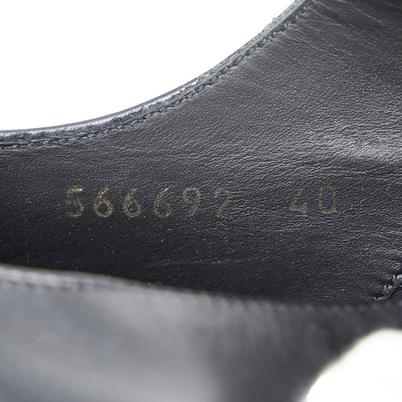 balenciaga Leather Dress Shoes Black