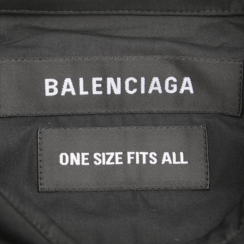 balenciaga Oversized Shirt Polyester Cotton Black