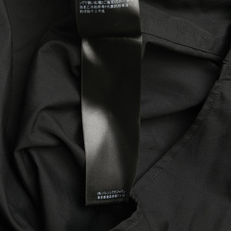 balenciaga Oversized Shirt Polyester Cotton Black