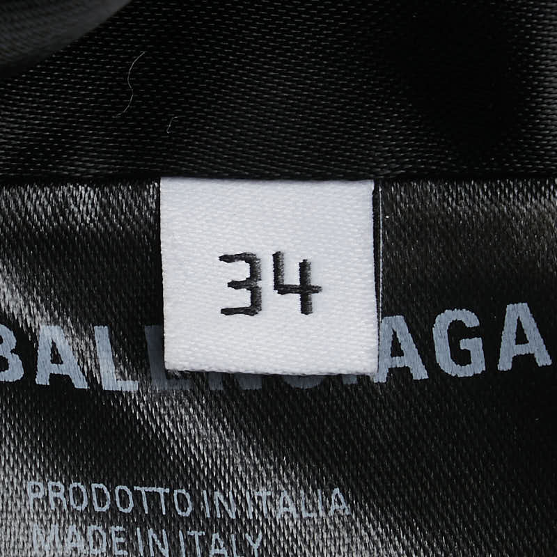 balenciaga Houndstooth Wool Long Skirt