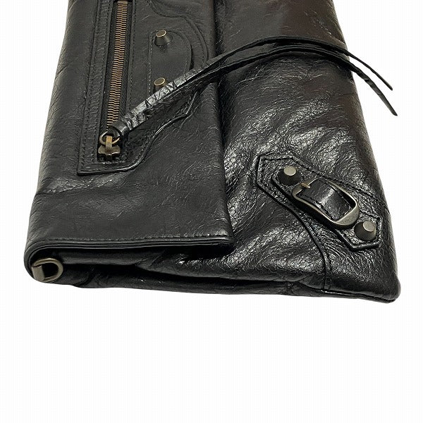 balenciaga Leather Envelope Shoulder Bag 327079