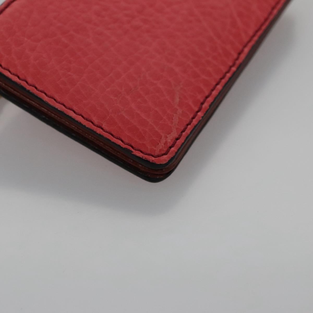 Chloe Card Case Leather Pink 102045