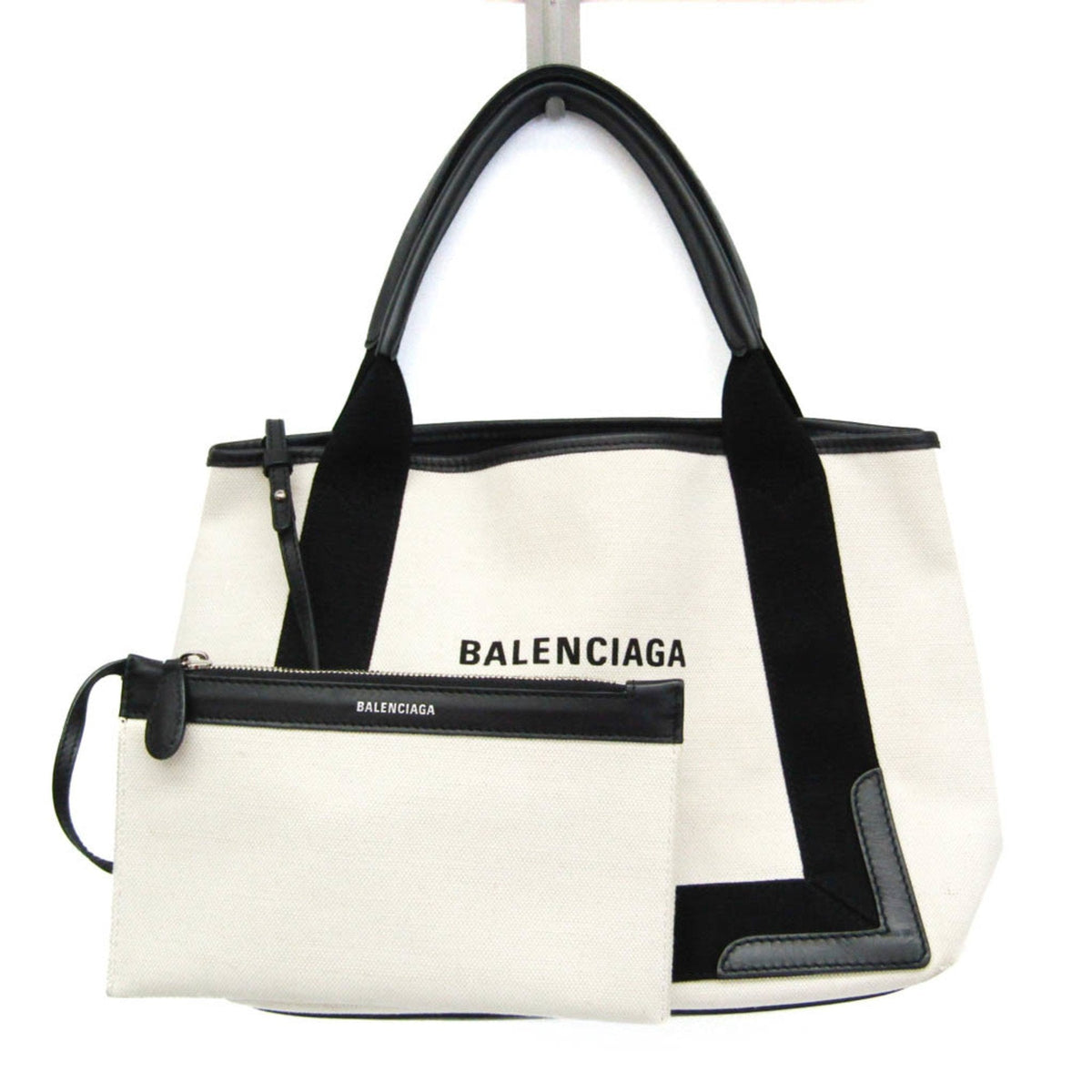 balenciaga Navy Cabas Tote
