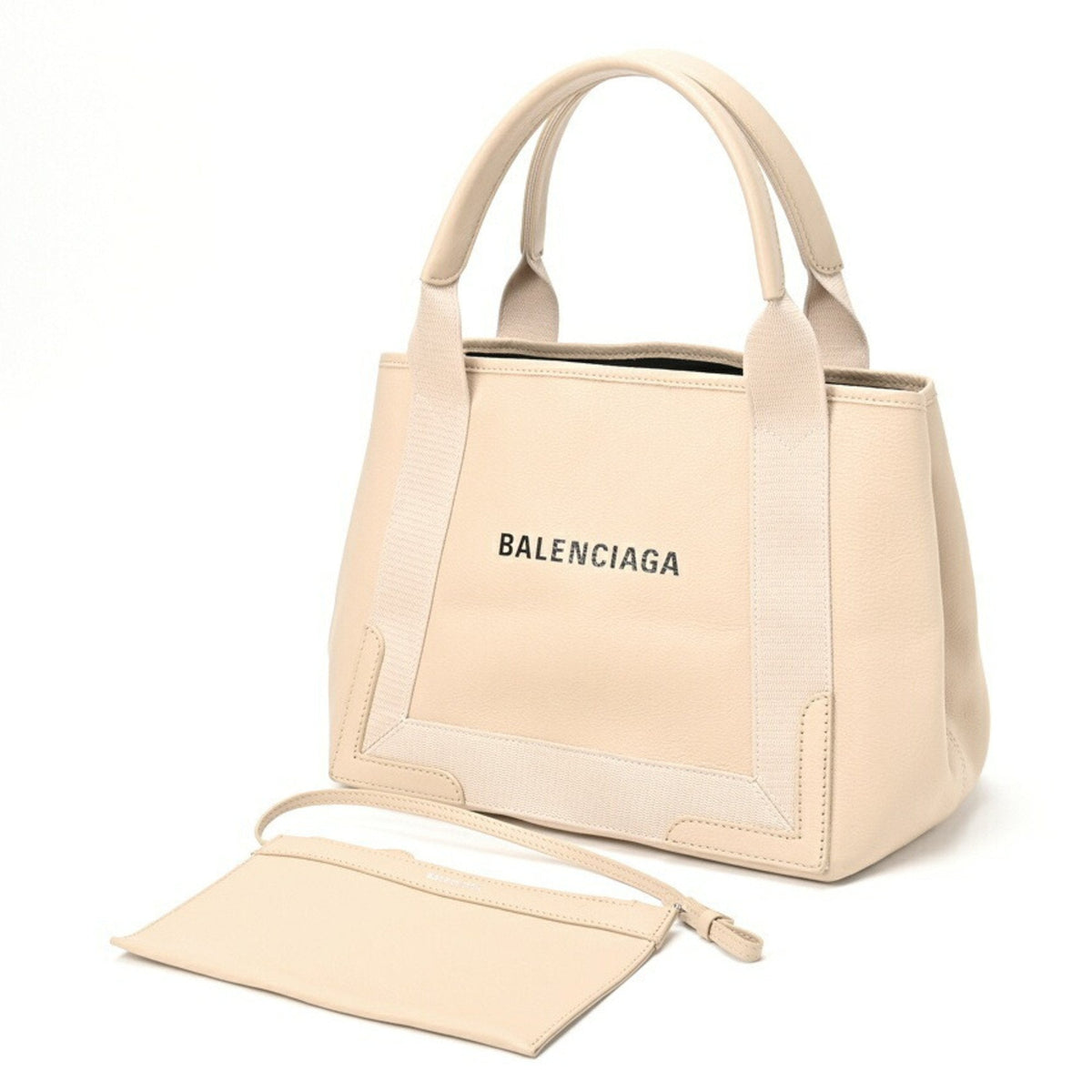 balenciaga Navy Cabas Tote