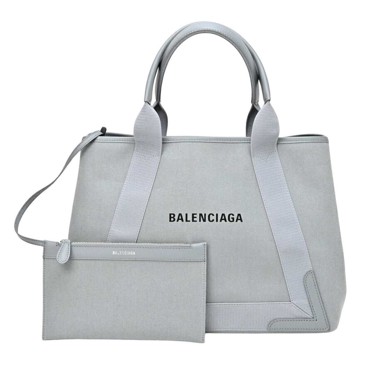 balenciaga Navy Cabas Tote