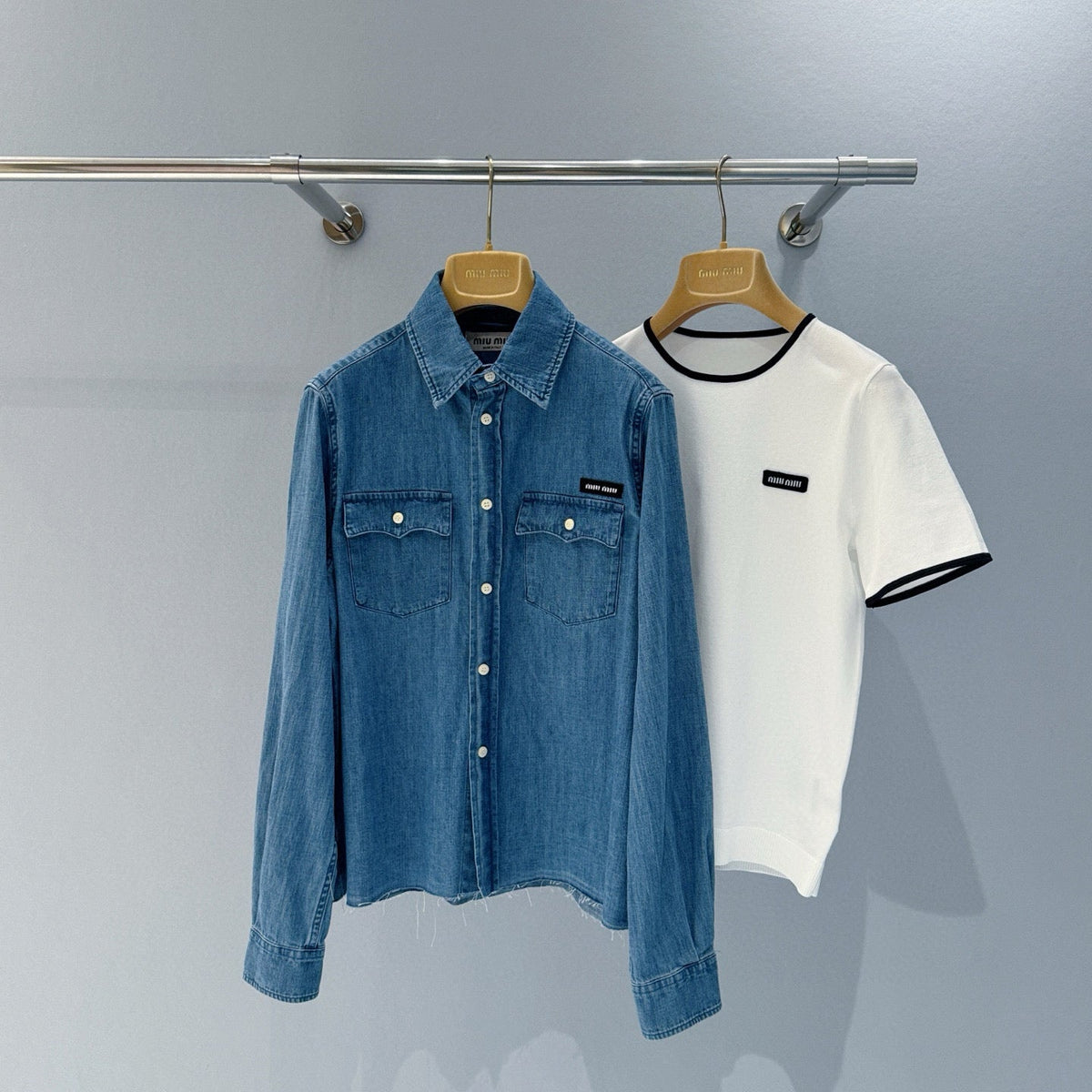 MIU M DENIM SHIRT