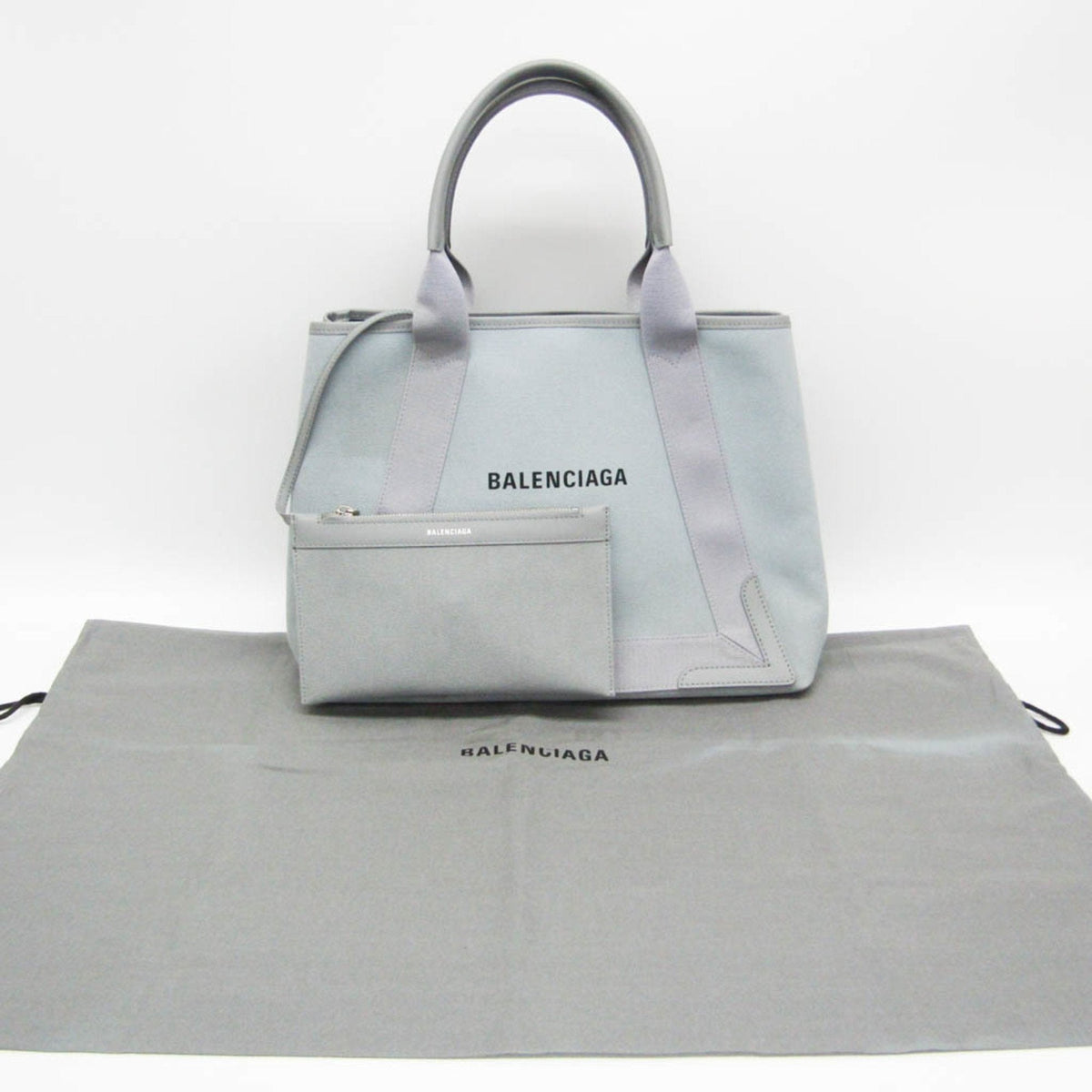balenciaga Navy Cabas Tote