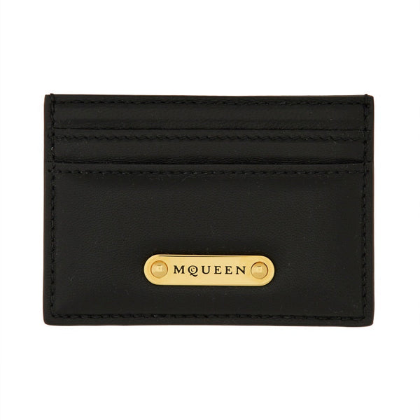 Alexander Mcqueen Women Leather Card Holder