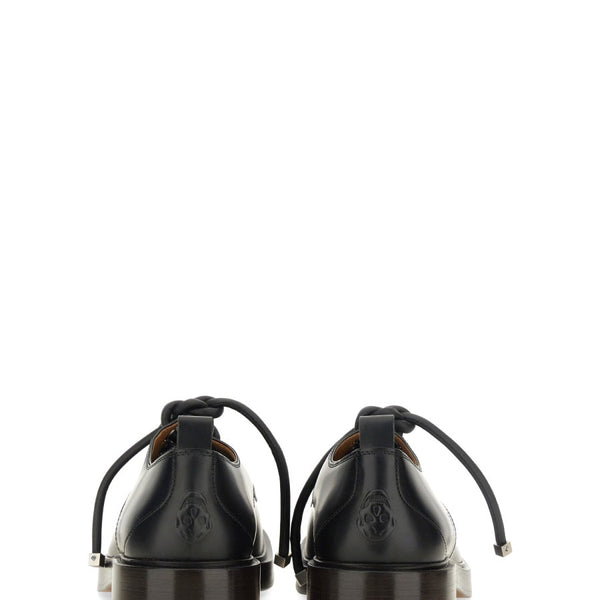Alexander Mcqueen Men Leather Derby.