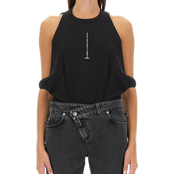 Alexander Mcqueen Women Ribbed Tank Top