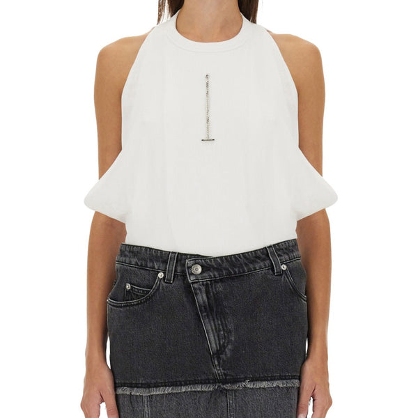 Alexander Mcqueen Women Ribbed Tank Top