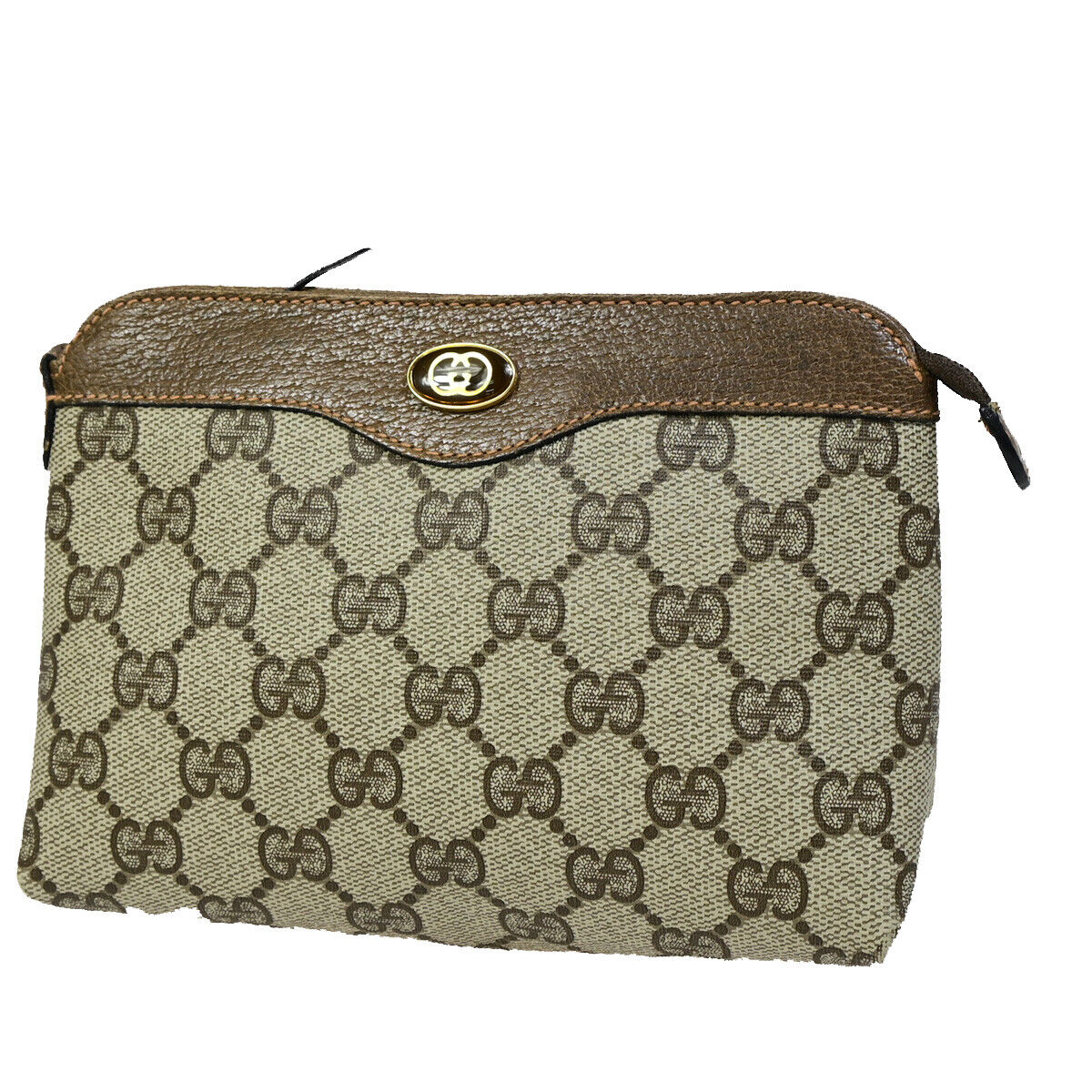 GUCCI GG canvas Clutch Bag
