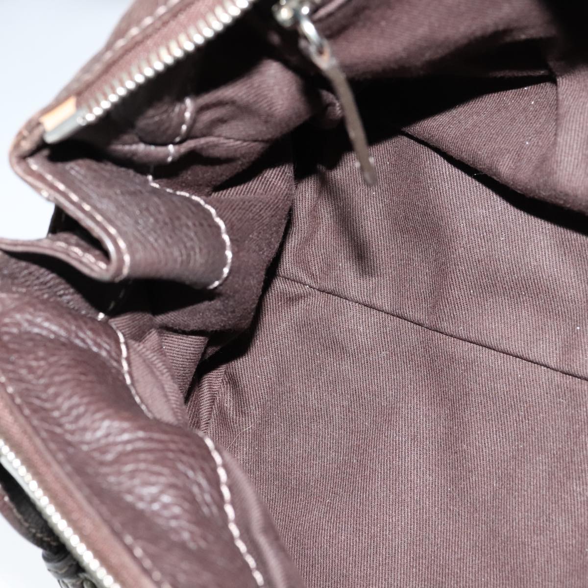 Chloe Paddington Hand Bag Leather Brown 108185