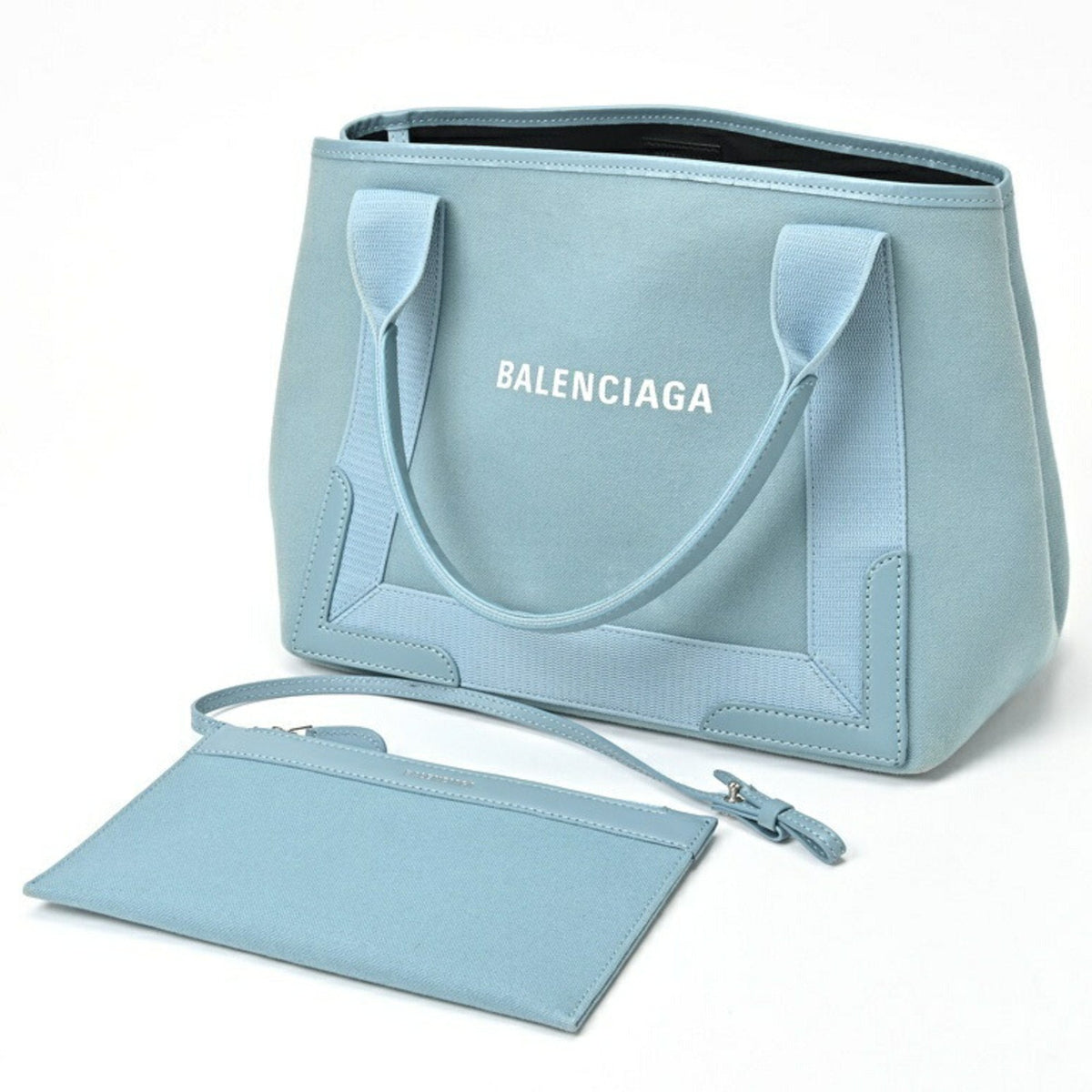 balenciaga Navy Cabas Tote