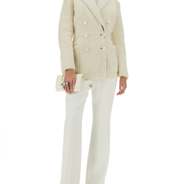 Alexander Mcqueen Women Double Breasted Coat