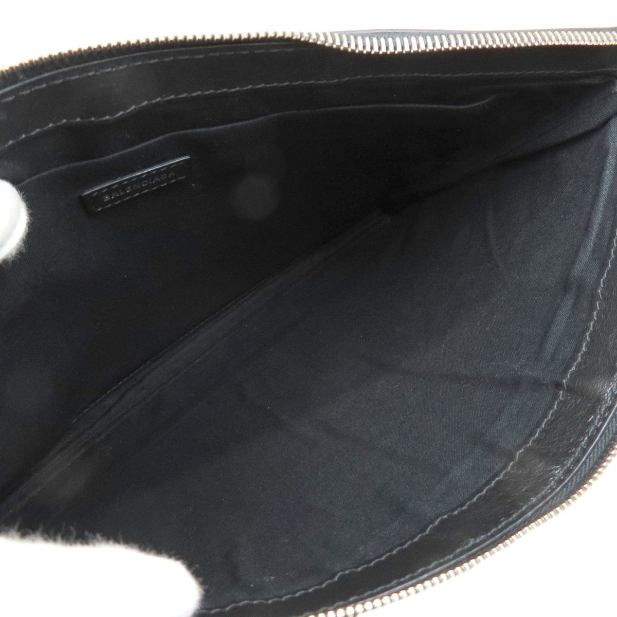 balenciaga Navy Clutch Bag