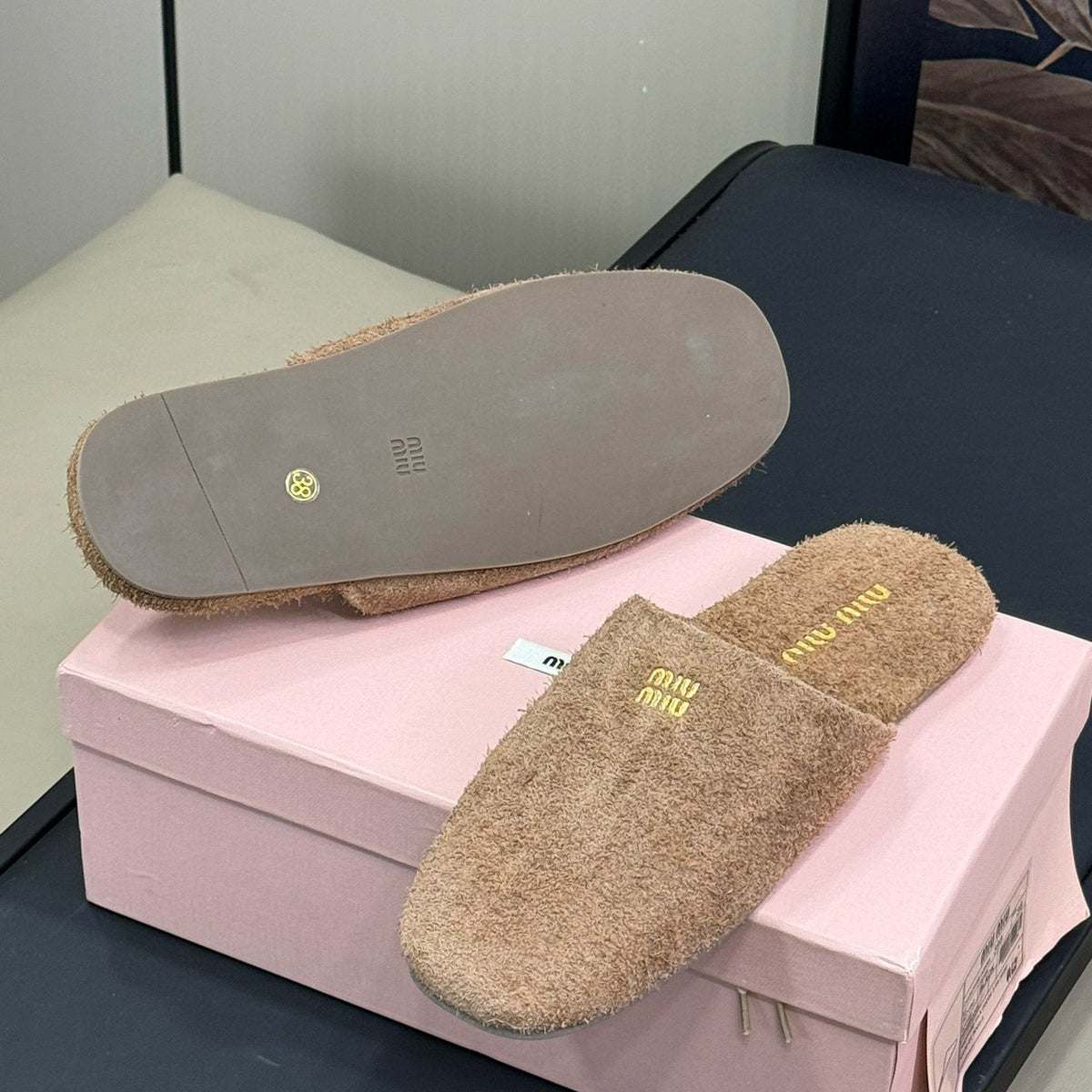 MIU M SLIPPERS