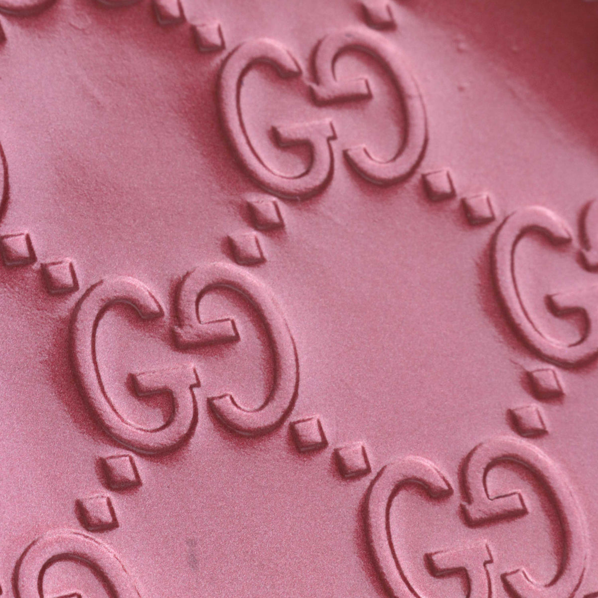 Gucci Metallic Pink Patent Zipped Long Wallet.