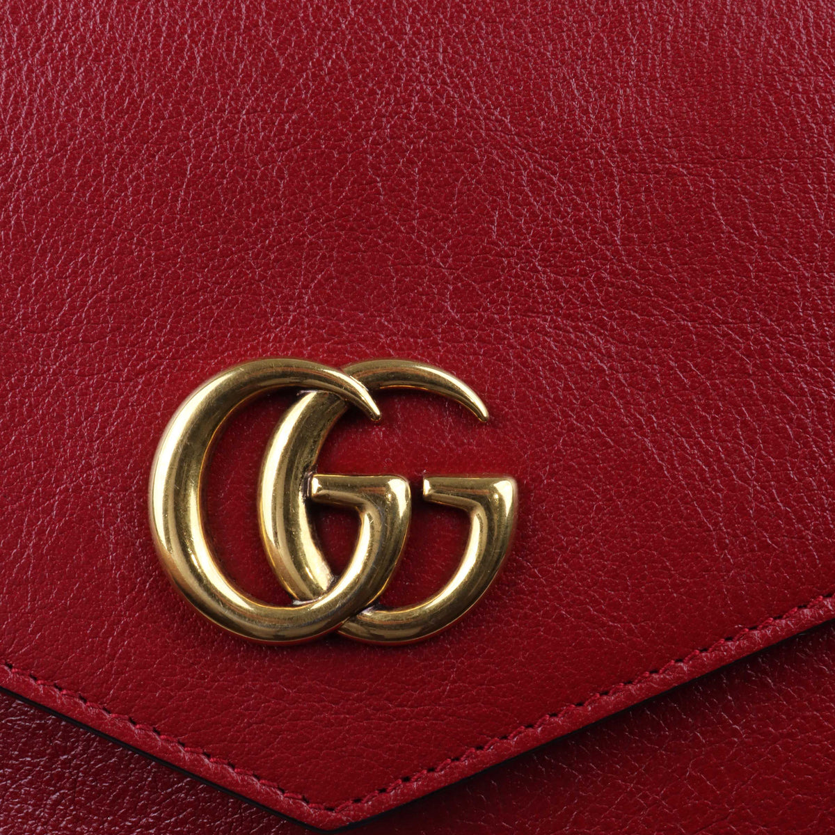 Gucci Black and Red Double Sided Thiara Clutch.