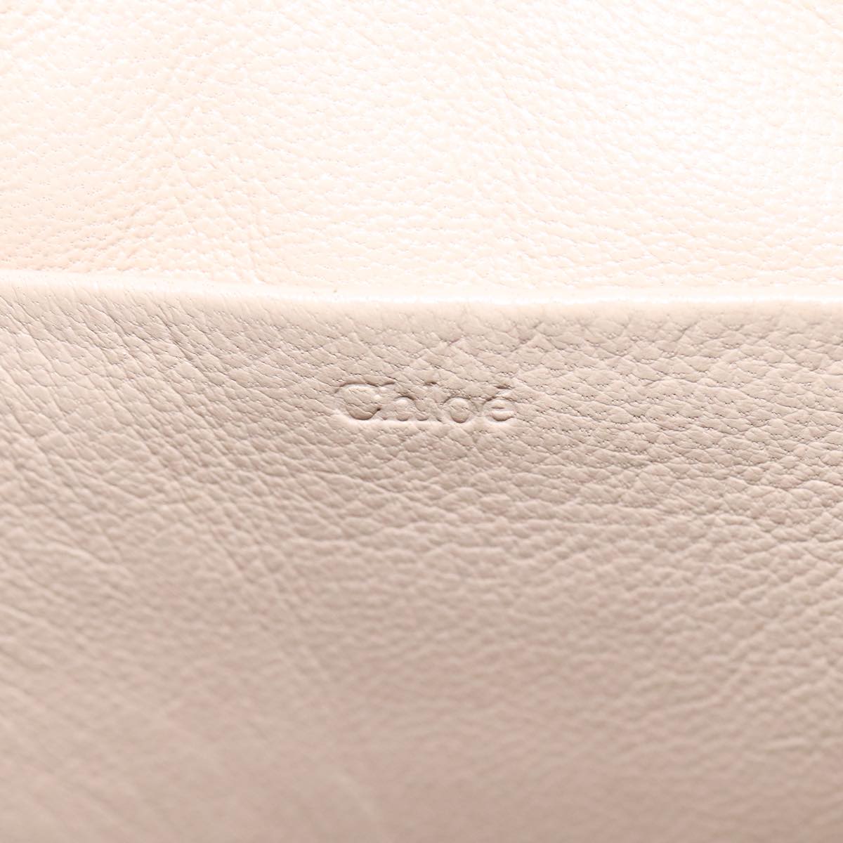 Chloe Chain Shoulder Bag Leather Purple 110018