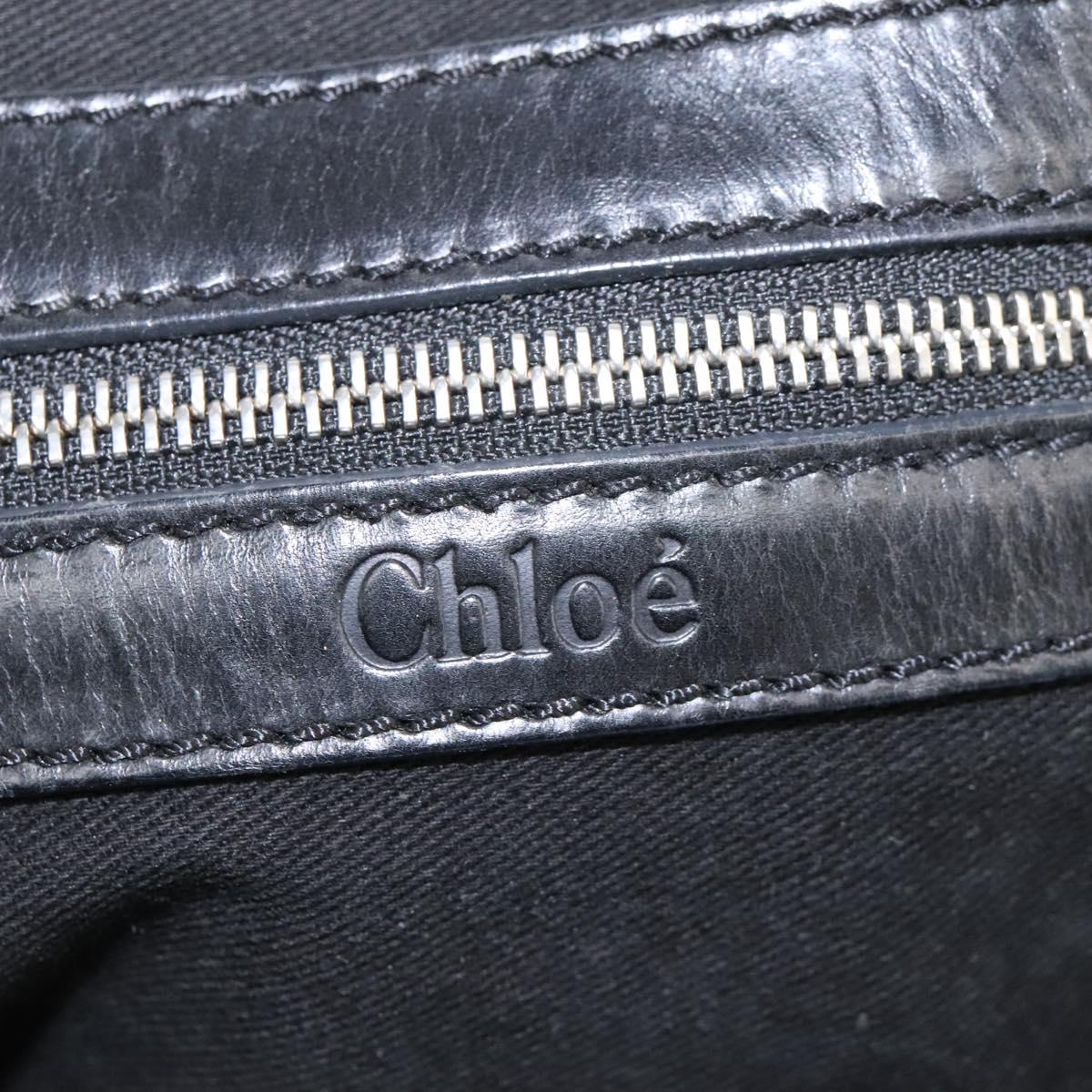 Chloe Kerala Hand Bag Leather Black 110258