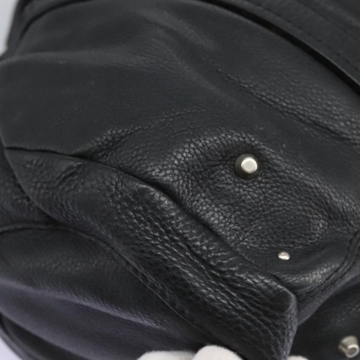 Chloe Hand Bag Leather Black 110305