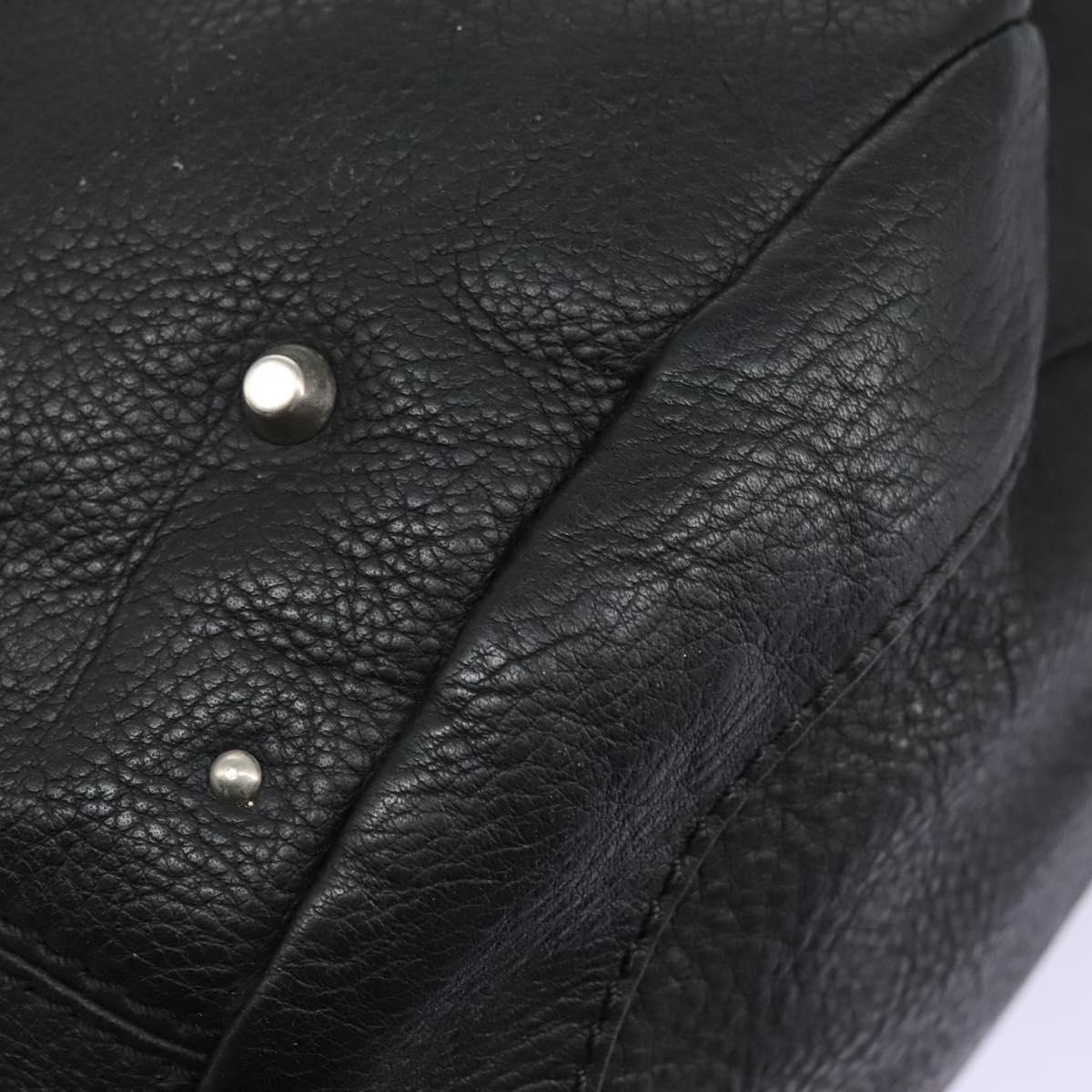 Chloe Hand Bag Leather Black 110305