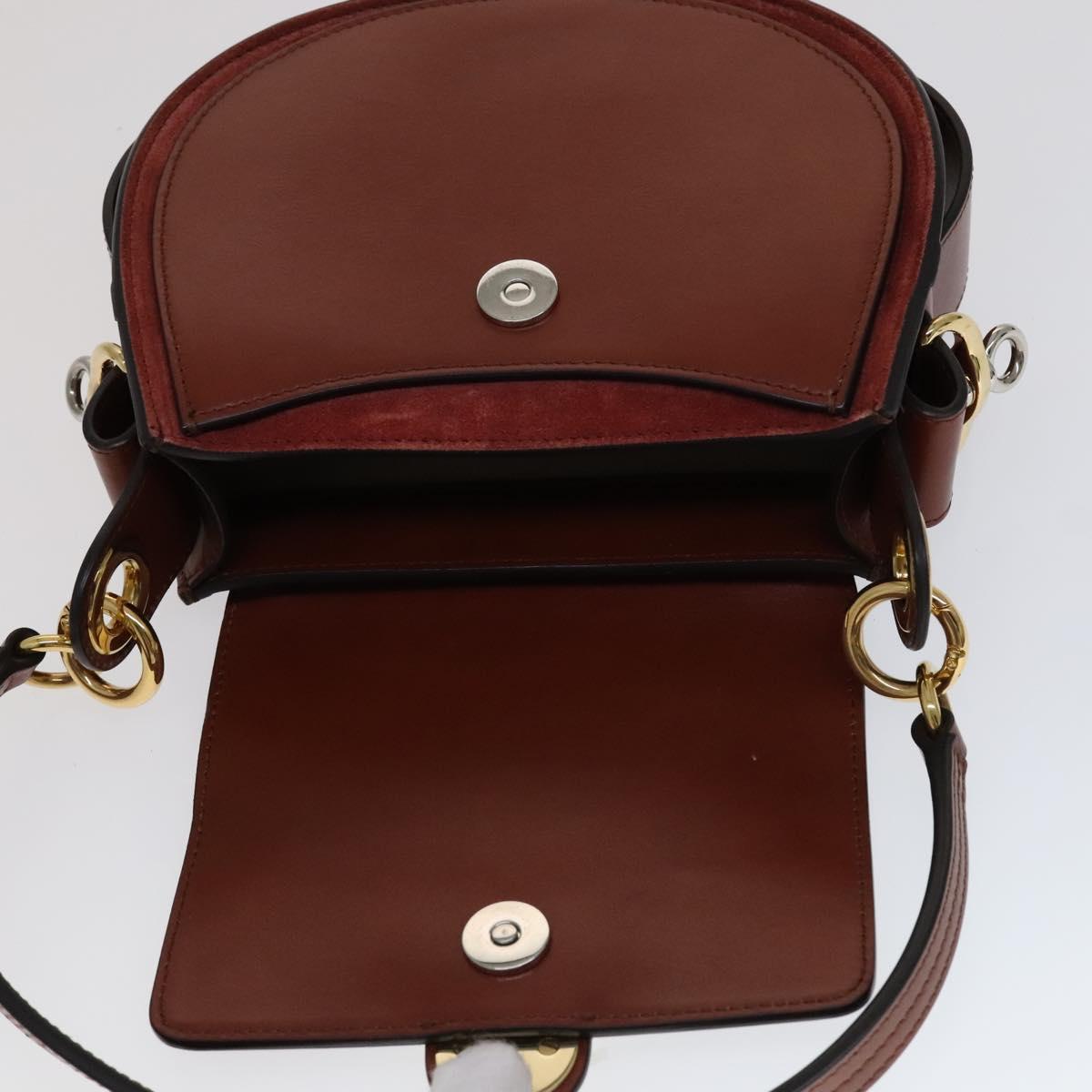 Chloe Tess Shoulder Bag Leather 2way White 110313
