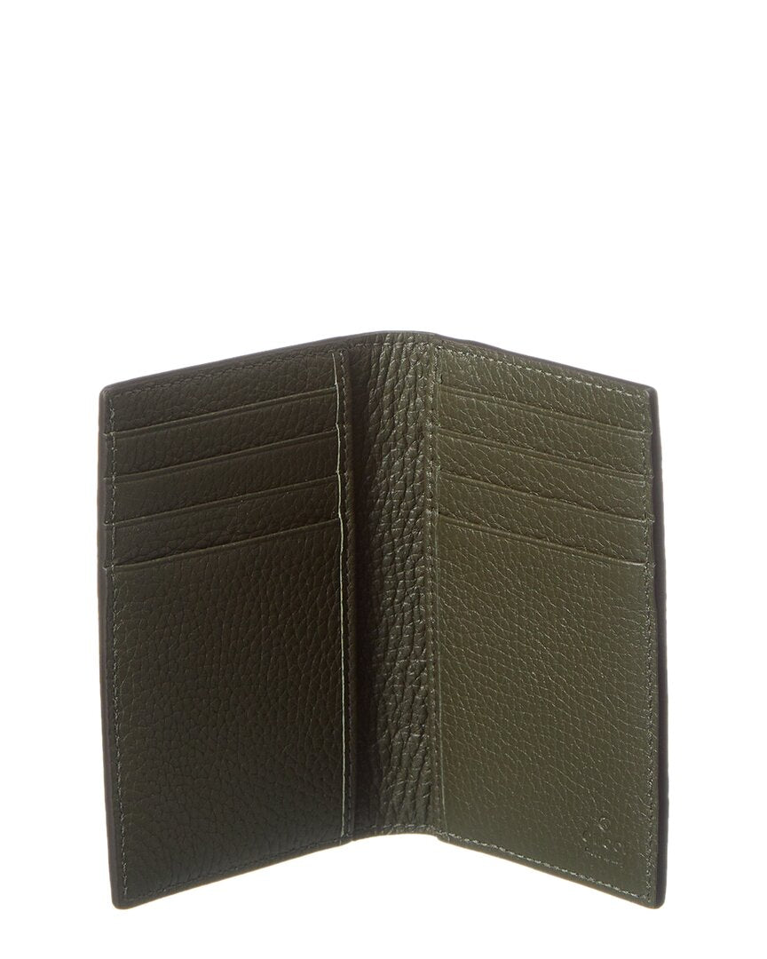Gucci Jumbo Gg Leather Card Case