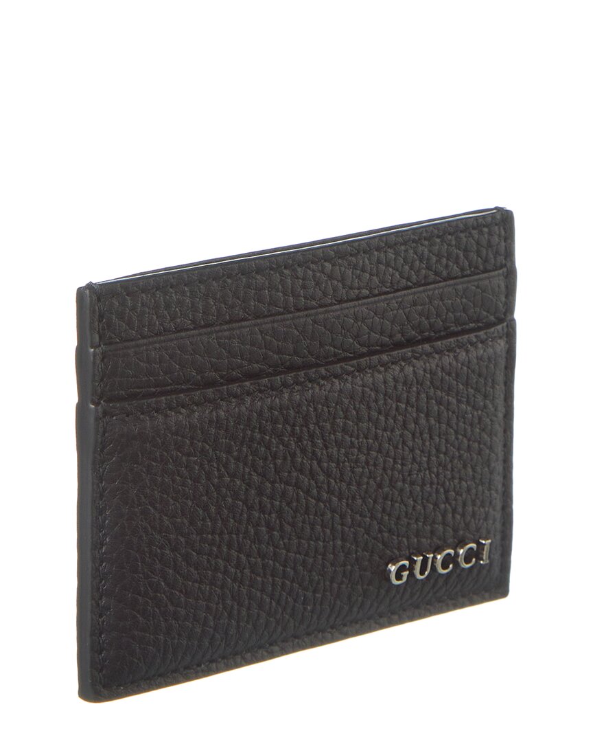 Gucci Logo Leather Card Case