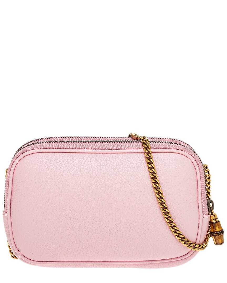 Gucci Double G Super Mini Leather Shoulder Bag