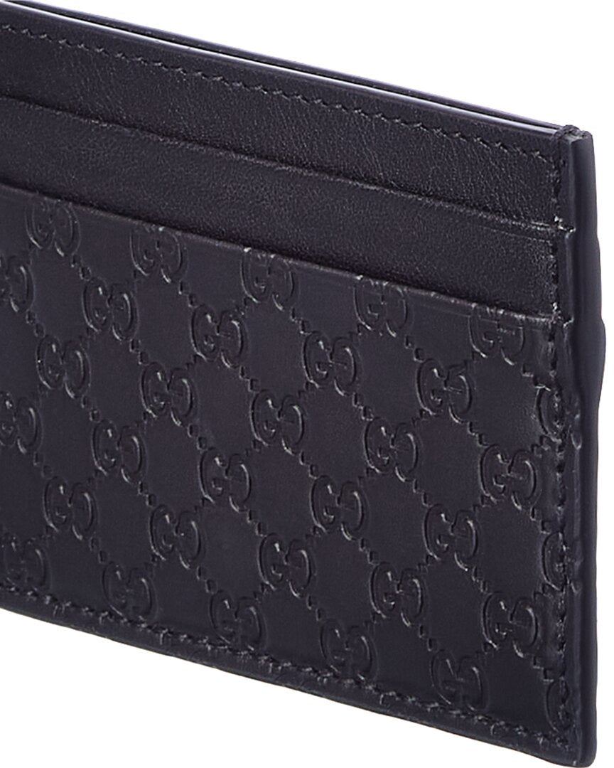 Gucci Gg Leather Card Holder