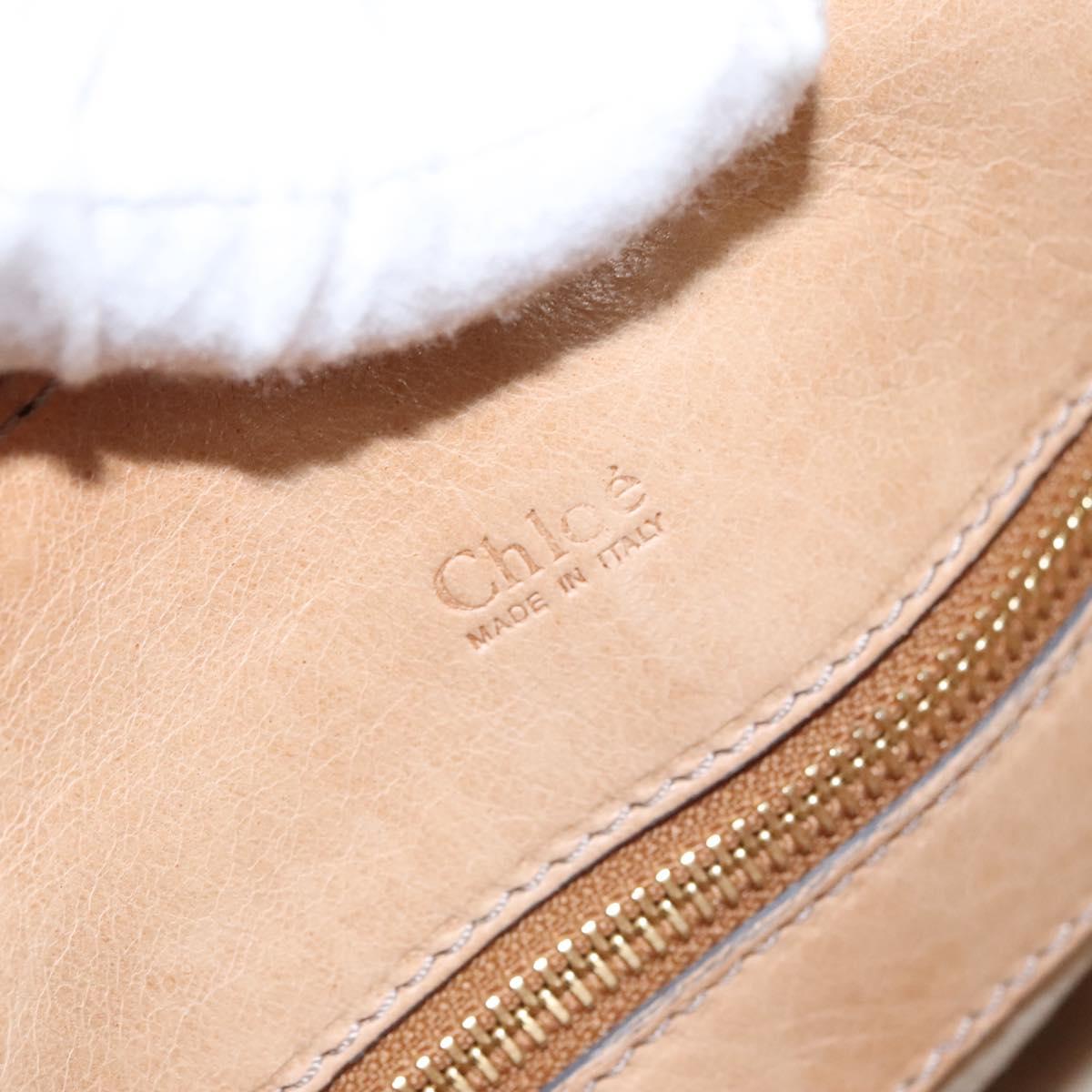 Chloe Hand Bag Leather Brown 113163