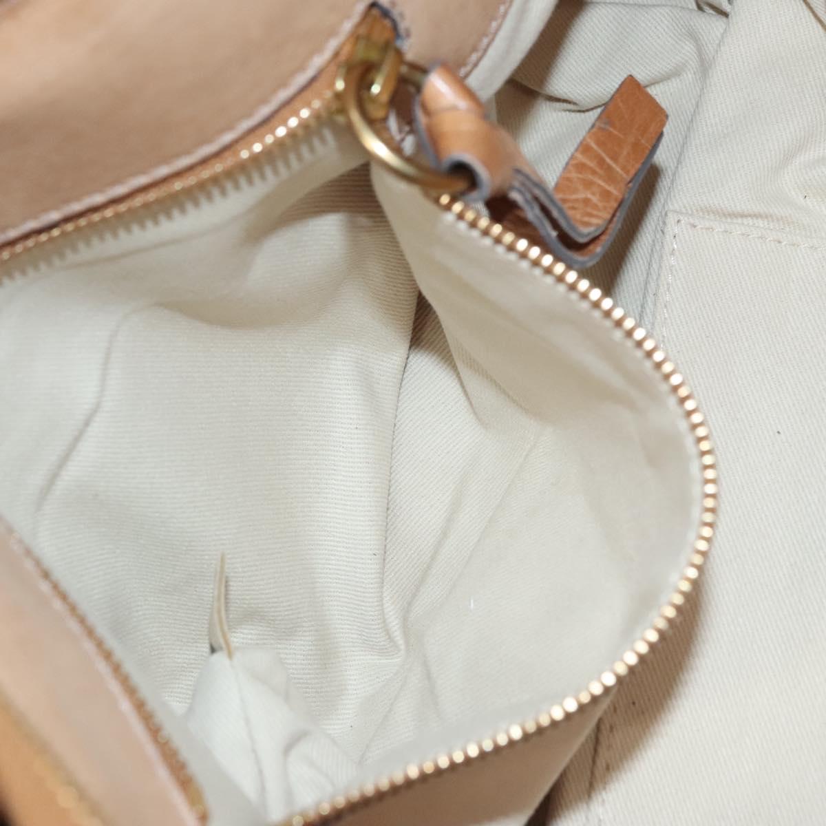 Chloe Hand Bag Leather Brown 113163