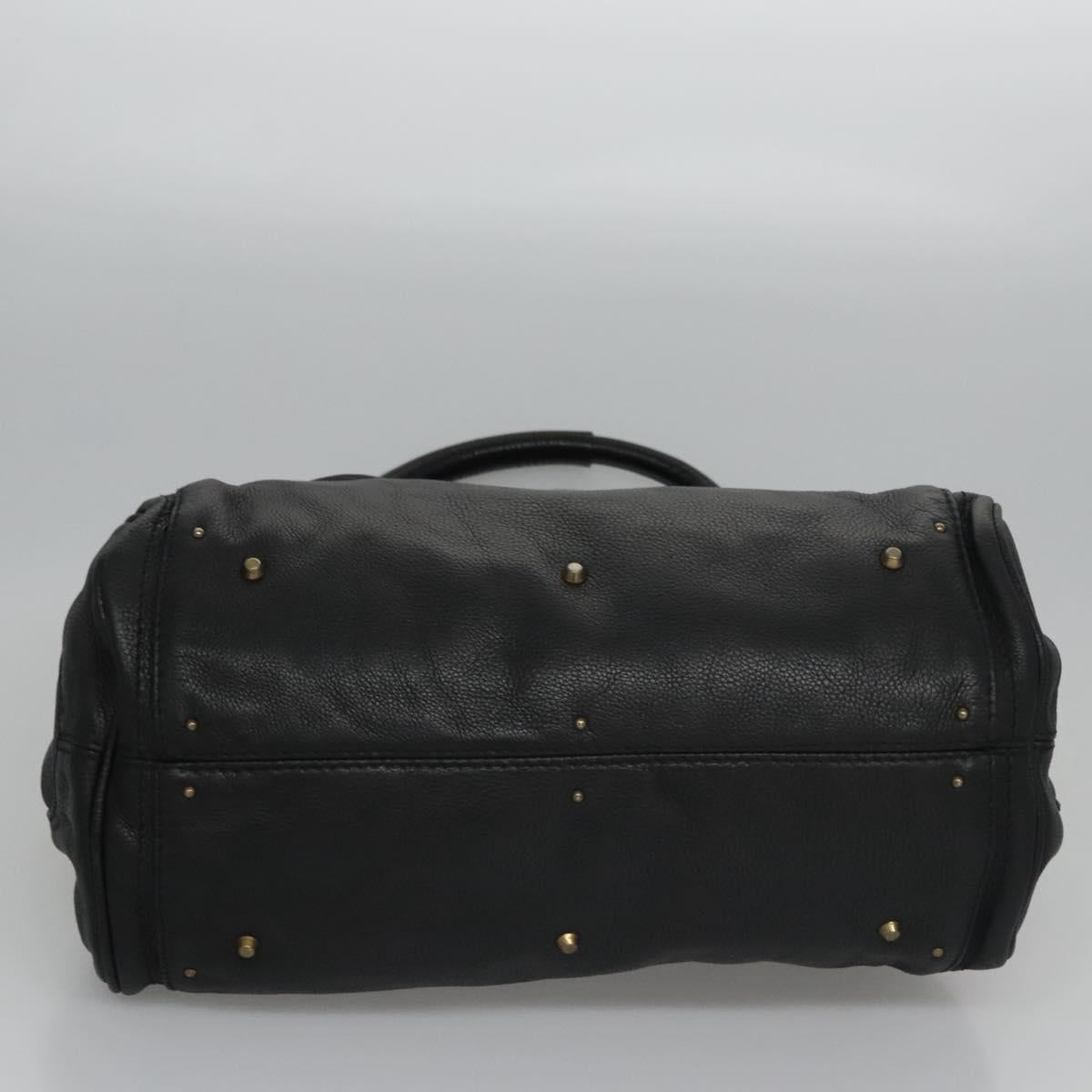 Chloe Paddington Hand Bag Leather Black 113639