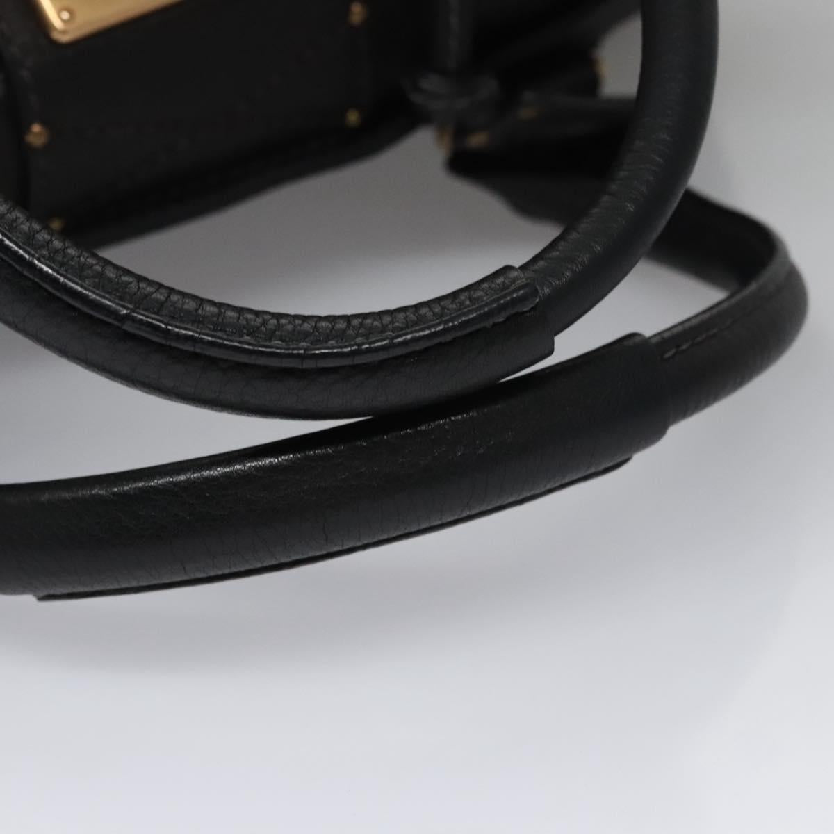 Chloe Paddington Hand Bag Leather Black 113774