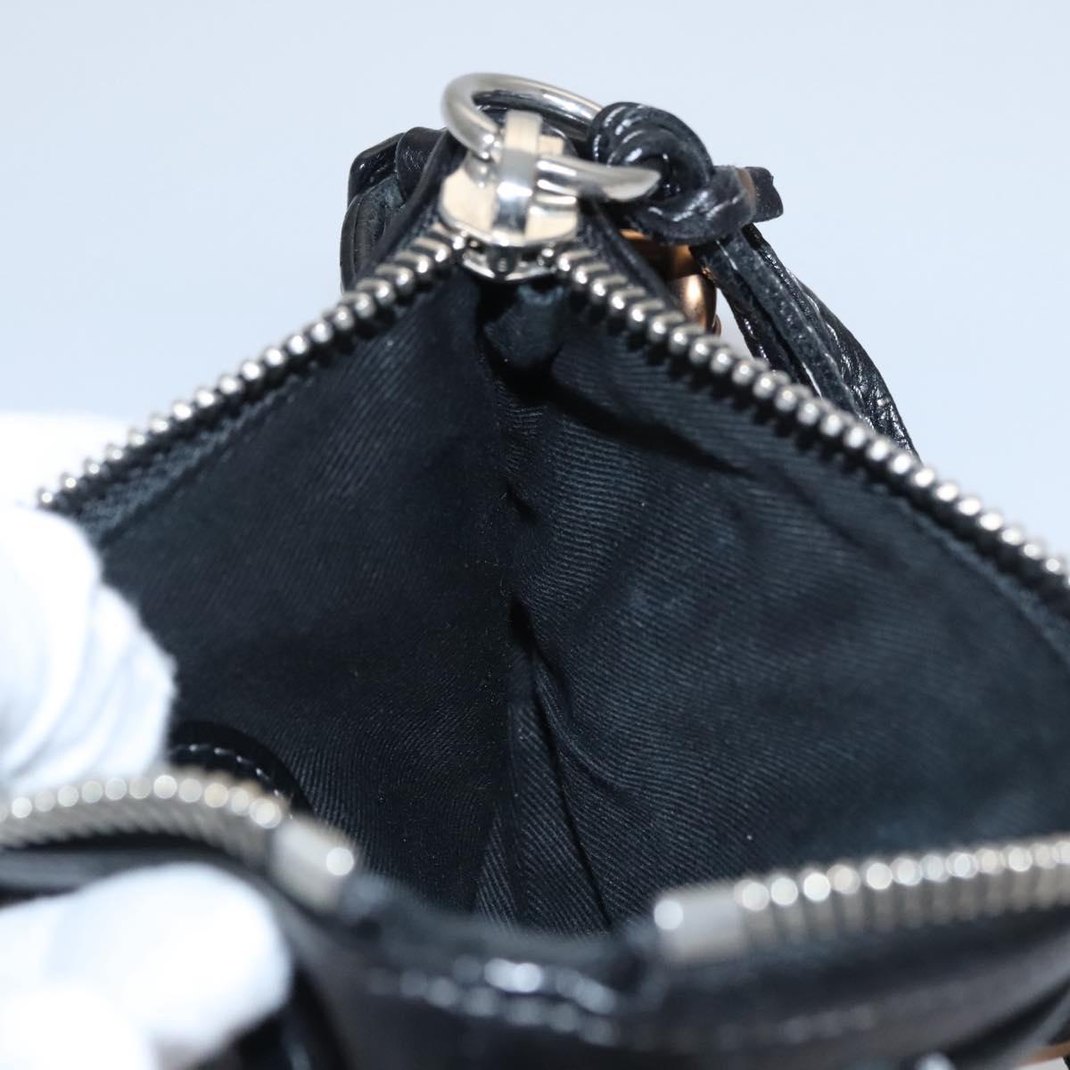 Chloe Paddington Accessory Pouch Leather Black 113824