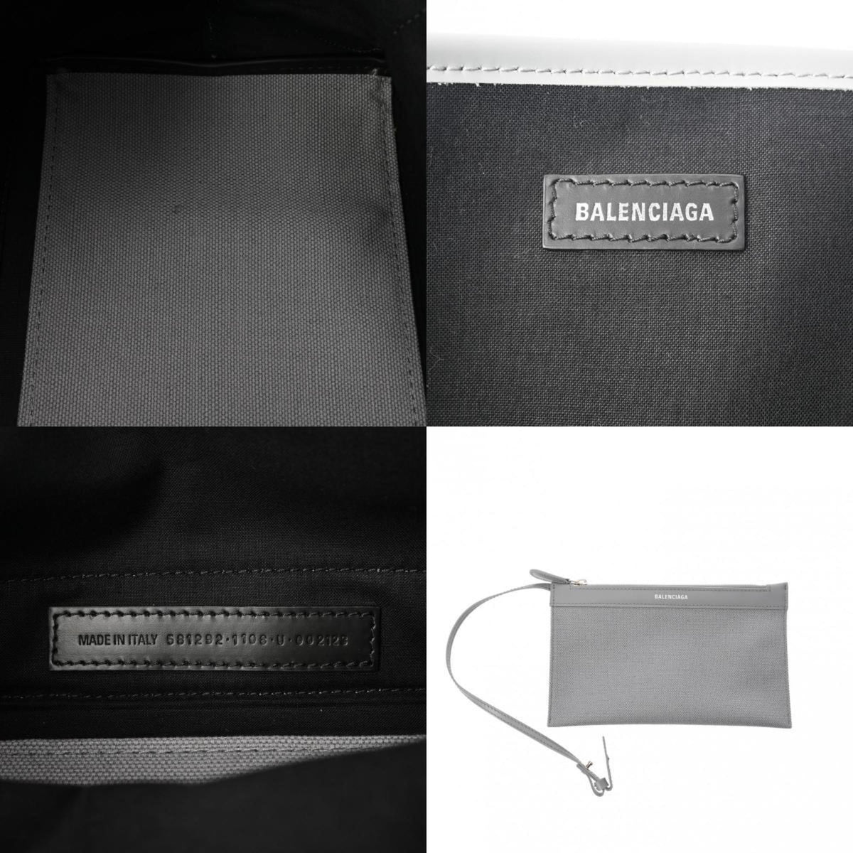 balenciaga Navy Cabas Handbag