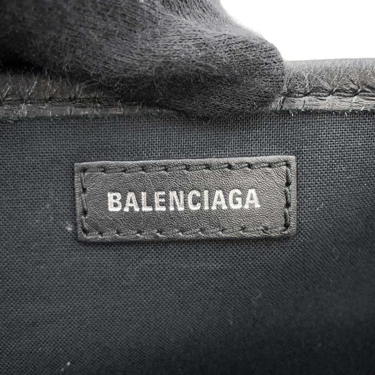 balenciaga Navy Cabas Handbag