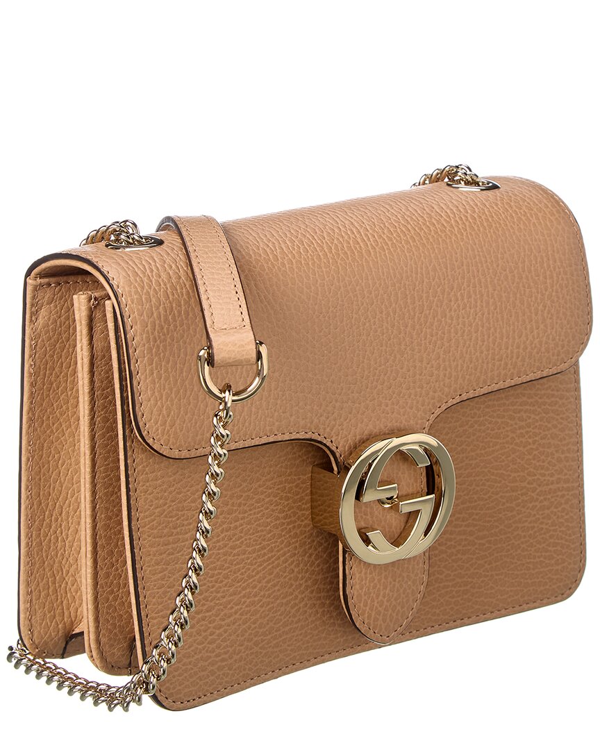 Gucci Interlocking G Small Leather Shoulder Bag