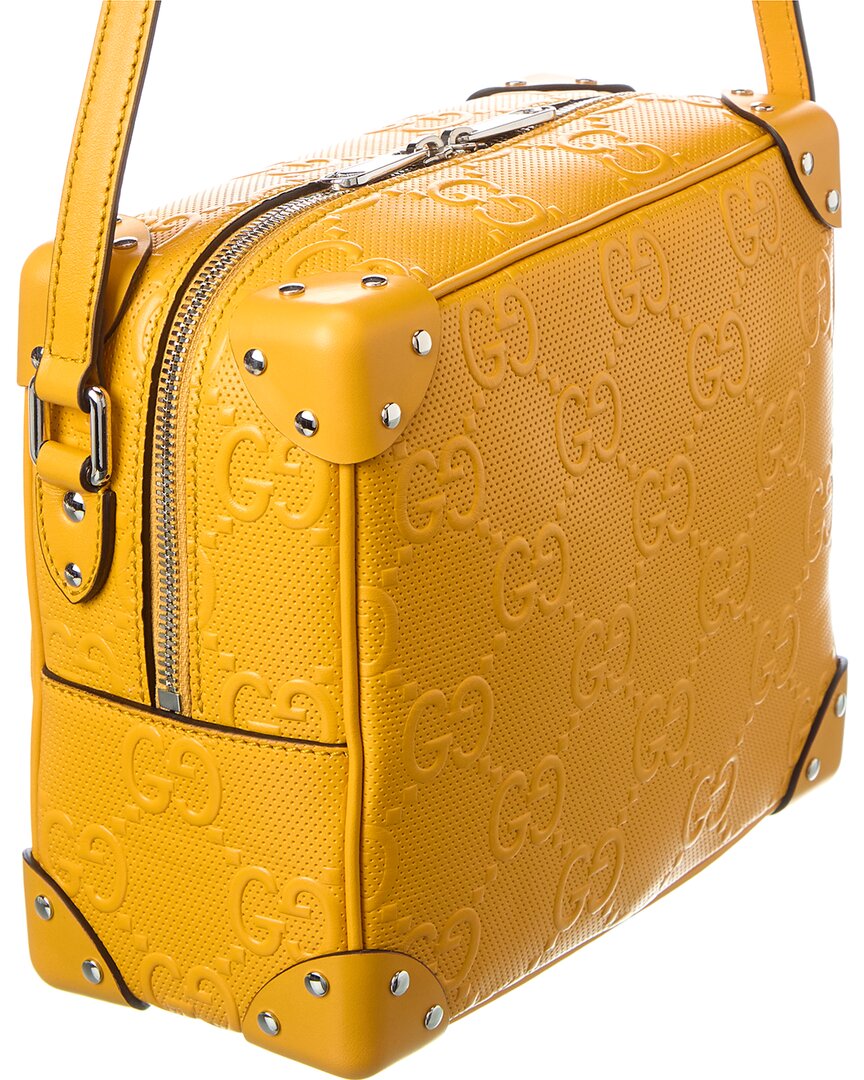 Gucci Vintage Bree Cloth & Leather Crossbody