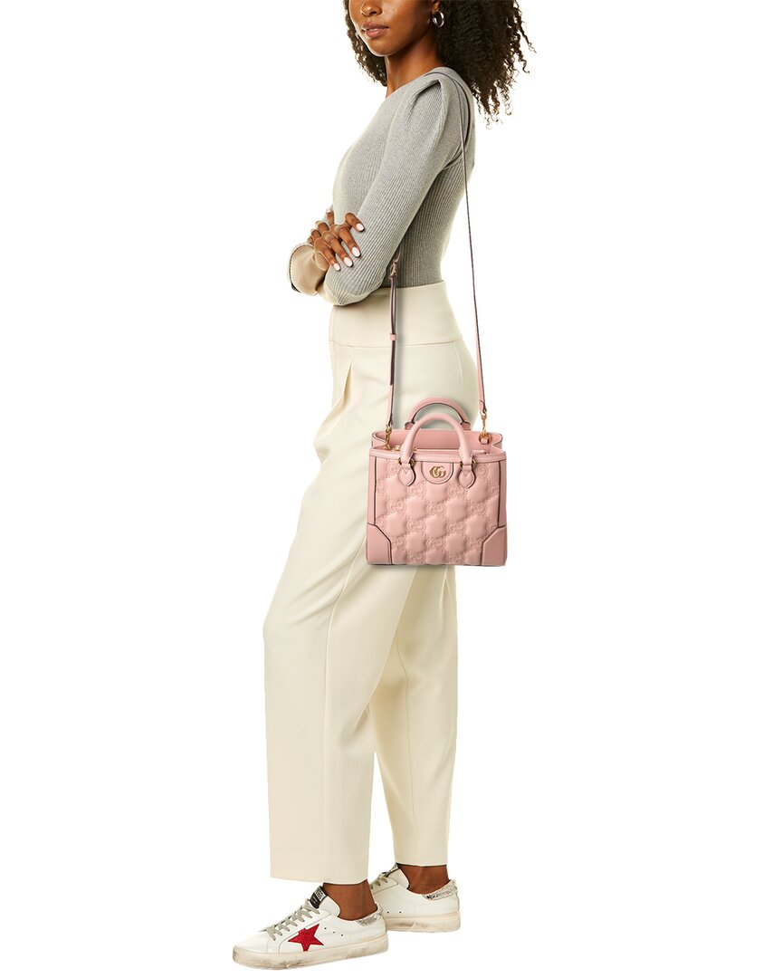 Gucci Gg Matelasse Mini Leather Shoulder Bag