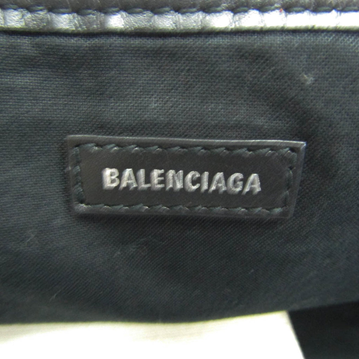 balenciaga Navy Cabas Tote