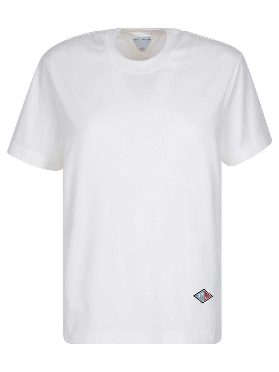 Bottega Veneta Women T-Shirt In Jersey Di Cotone Leggero