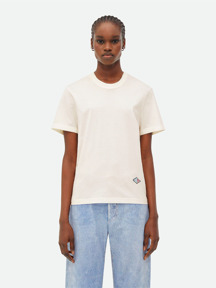 Bottega Veneta Women T-Shirt In Jersey Di Cotone Leggero
