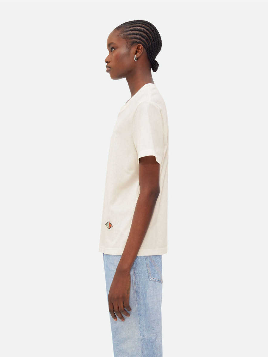 Bottega Veneta Women T-Shirt In Jersey Di Cotone Leggero
